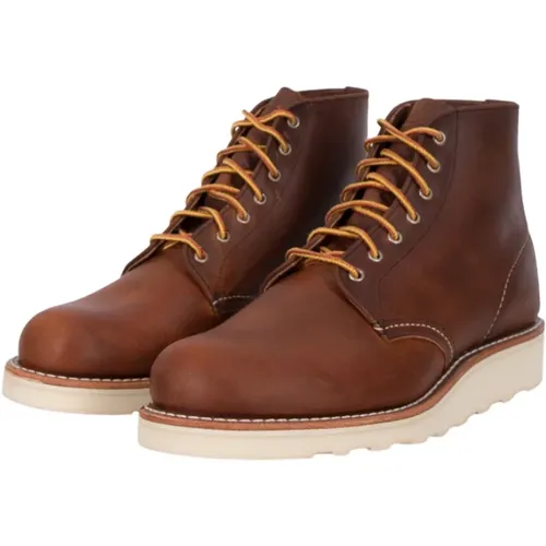 Wasserdichte LederHohe Stiefel , Damen, Größe: 36 EU - Red Wing Shoes - Modalova