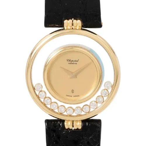 Pre-owned Watches, female, , Size: ONE SIZE Pre-owned Gold watches - Chopard Pre-owned - Modalova