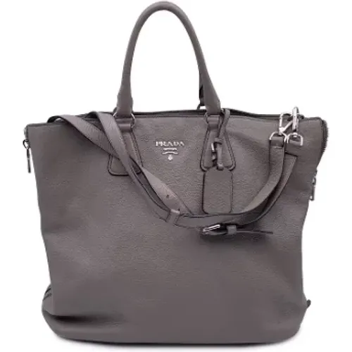 Pre-owned Tote Bags, female, , Size: ONE SIZE Pre-owned Leather prada-bags - Prada Vintage - Modalova