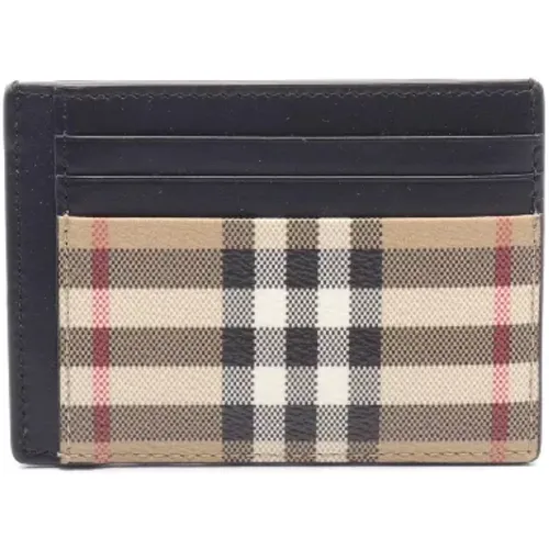 Pre-owned Canvas wallets , male, Sizes: ONE SIZE - Burberry Vintage - Modalova