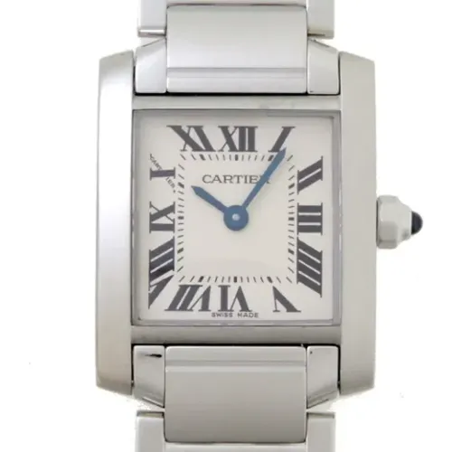 Pre-owned Glass watches , female, Sizes: ONE SIZE - Cartier Vintage - Modalova