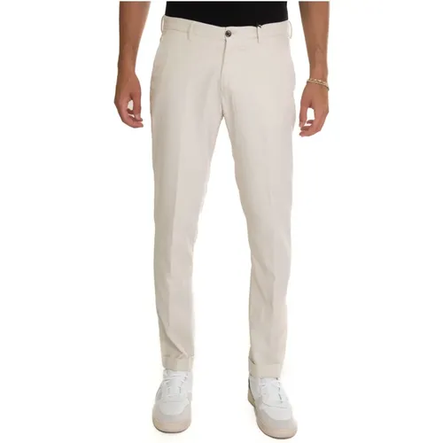 Chinos, male, , Size: 3XL Slim Fit Stone Washed Chino Pants - CC Collection Corneliani - Modalova