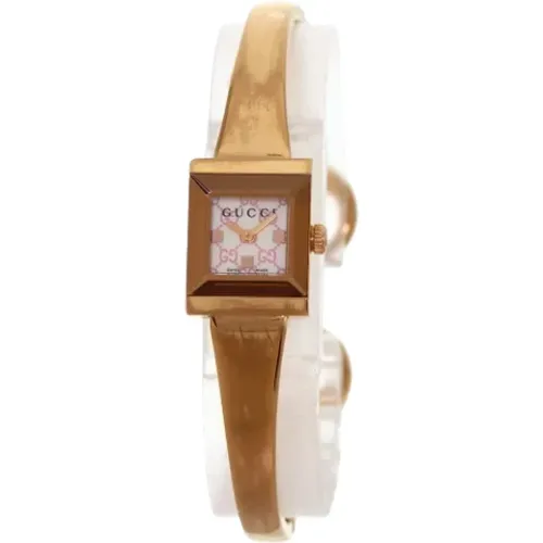 Pre-owned Rose Gold watches , female, Sizes: ONE SIZE - Gucci Vintage - Modalova