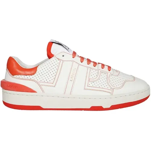 Kontrastierende Low-Top Sneakers - Lanvin - Modalova