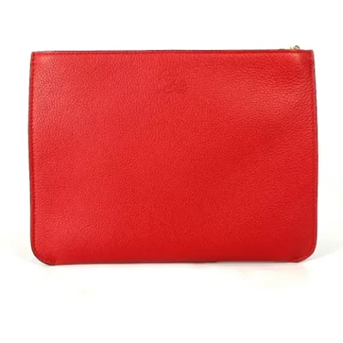 Pre-owned Leder clutches , Damen, Größe: ONE Size - Christian Louboutin Pre-owned - Modalova