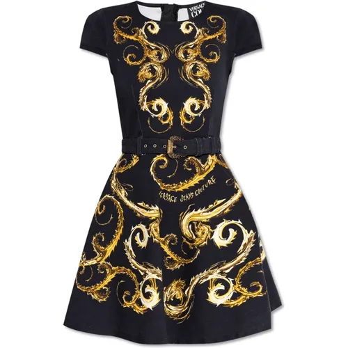 Kleid mit Muster - Versace Jeans Couture - Modalova