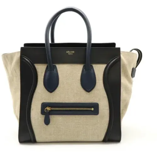 Pre-owned Tote Bags, female, , Size: ONE SIZE Pre-owned Leather celine-bags - Celine Vintage - Modalova