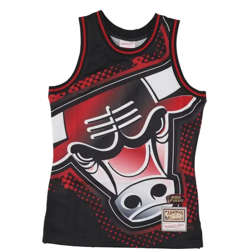 Sportswear, male, , Size: M Chicago Bulls Tank Top Basketball Fashion - Mitchell & Ness - Modalova