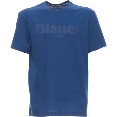 Bluh02094 004547 772 T-Shirt und Polo , Herren, Größe: XL - Blauer - Modalova