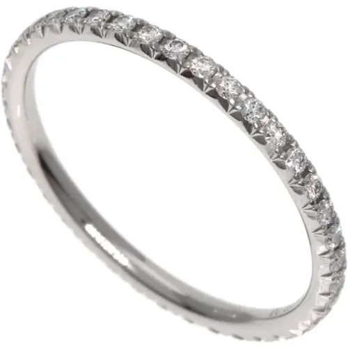 Pre-owned Jewellery, female, , Size: ONE SIZE Pre-owned Platinum rings - Tiffany & Co. Pre-owned - Modalova