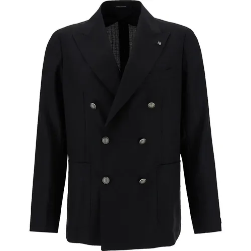 Double-Breasted Monte Carlo Jacket , male, Sizes: L, M, XL, S - Tagliatore - Modalova