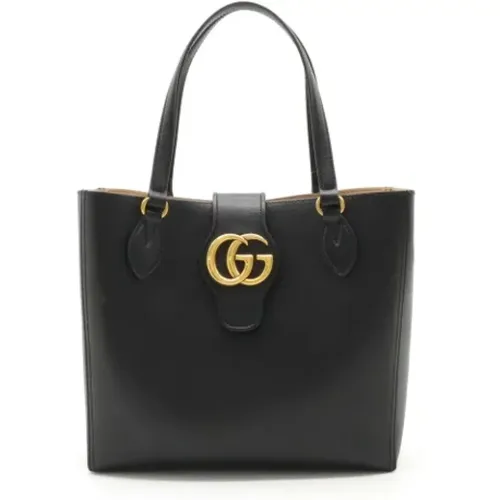 Pre-owned Tote Bags, female, , Size: ONE SIZE Pre-owned Leather totes - Gucci Vintage - Modalova