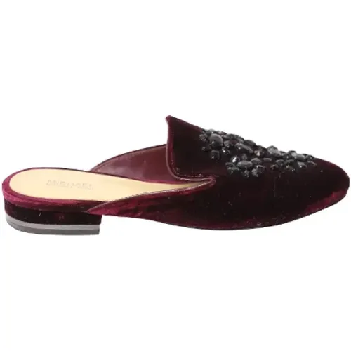 Pre-owned Flats, female, , Size: 7 US Pre-owned Velvet flats - Michael Kors Pre-owned - Modalova