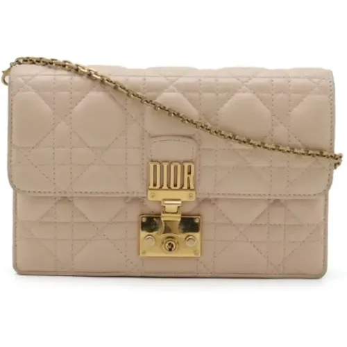 Pre-owned Cross Body Bags, female, , Size: ONE SIZE Pre-owned Leather dior-bags - Dior Vintage - Modalova