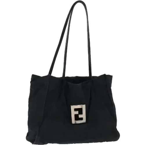 Pre-owned Tote Bags, female, , Size: ONE SIZE Pre-owned Canvas fendi-bags - Fendi Vintage - Modalova