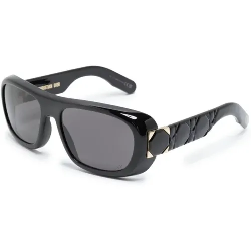 Schwarze Sonnenbrille mit Original-Etui , Damen, Größe: 59 MM - Dior - Modalova