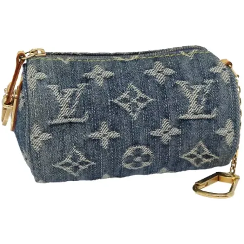 Pre-owned Denim pouches - Louis Vuitton Vintage - Modalova