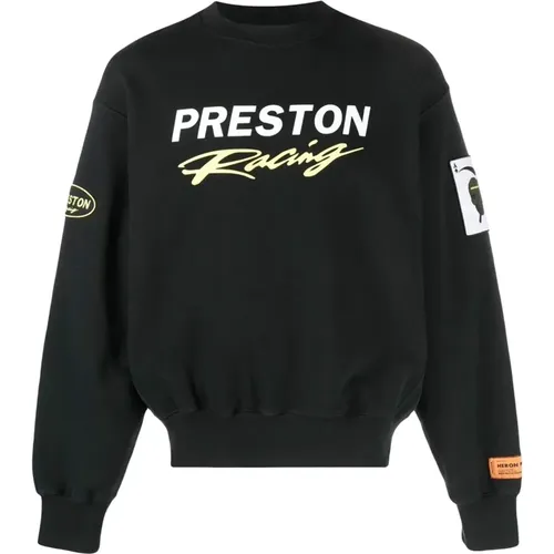 Schwarzer Oversized Sweatshirt - Heron Preston - Modalova