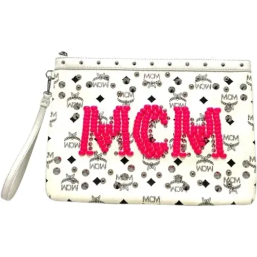 Pre-owned Clutches, female, , Size: ONE SIZE Pre-owned Leather clutches - MCM Pre-owned - Modalova