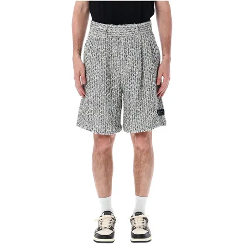 Boucle Tweed Bermuda Shorts , male, Sizes: M - Amiri - Modalova