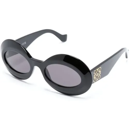 Schwarze Sonnenbrille für den täglichen Gebrauch , Damen, Größe: 52 MM - Loewe - Modalova