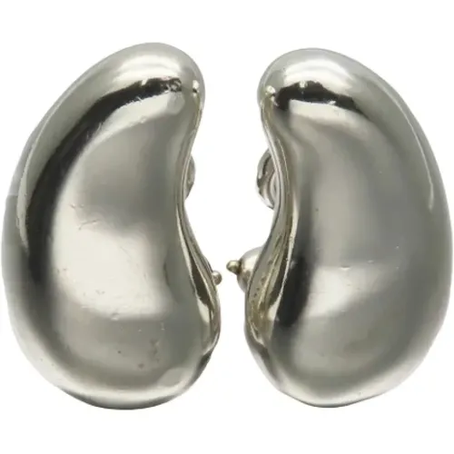 Pre-owned Jewellery, female, , Size: ONE SIZE Pre-owned Silver earrings - Tiffany & Co. Pre-owned - Modalova