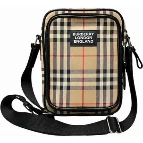 Pre-owned Cross Body Bags, female, , Size: ONE SIZE Pre-owned Canvas shoulder-bags - Burberry Vintage - Modalova