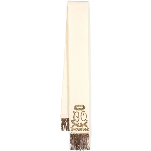 Cream Gold Bullion Tie , male, Sizes: ONE SIZE - Bode - Modalova