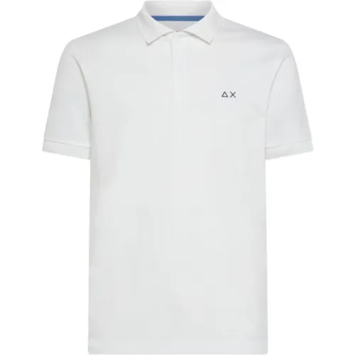 Solid Regular Polo Shirt in , male, Sizes: 3XL - Sun68 - Modalova