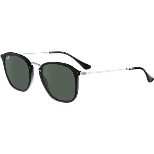 Classic Round Flat Sunglasses /Green , unisex, Sizes: 51 MM - Ray-Ban - Modalova