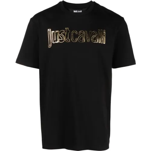 T-Shirts , Herren, Größe: XL - Just Cavalli - Modalova