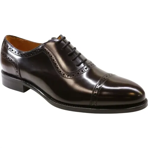 Business Shoes, male, , Size: 10 1/2 US Bordeaux Leather Oxford Shoe - Berwick - Modalova