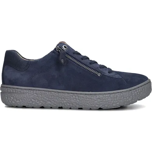 Blaue Wildleder High Heel Sneakers , Damen, Größe: 39 EU - Hartjes - Modalova