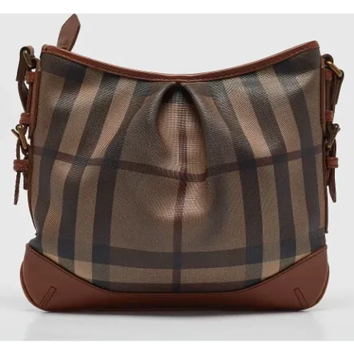 Pre-owned Cross Body Bags, female, , Size: ONE SIZE Pre-owned Canvas shoulder-bags - Burberry Vintage - Modalova