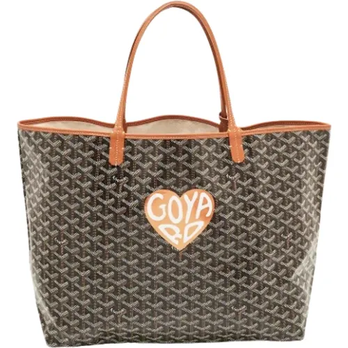 Pre-owned Tote Bags, female, , Size: ONE SIZE Pre-owned Leather totes - Goyard Vintage - Modalova