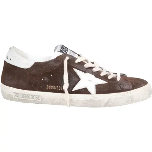 Vintage Suede Sneakers , male, Sizes: 7 UK, 9 UK, 10 UK, 8 UK, 6 UK - Golden Goose - Modalova