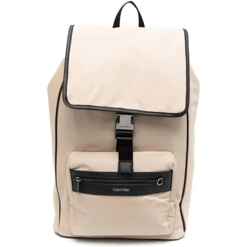 Elevated Flap BP Backpack - Stylish Men`s Accessory , male, Sizes: ONE SIZE - Calvin Klein - Modalova