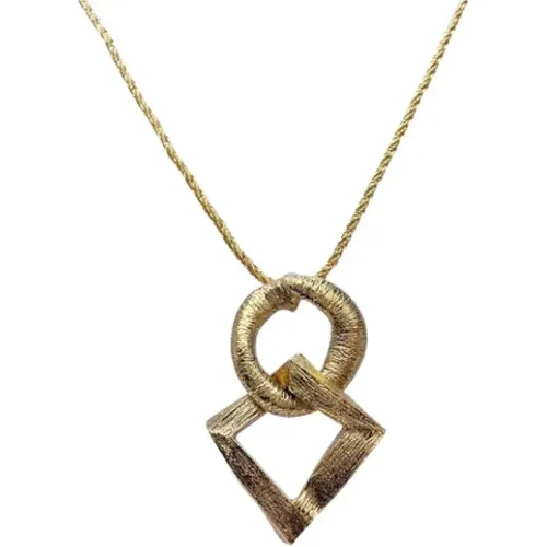 Pre-owned Jewellery, female, , Size: ONE SIZE Pre-owned Metal necklaces - Yves Saint Laurent Vintage - Modalova