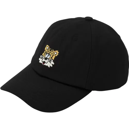Caps, male, , Size: ONE SIZE Embroidered Logo Hat - Kenzo - Modalova
