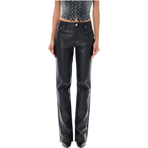 Vegan Leather Trousers Aw24 , female, Sizes: M, L, S - Misbhv - Modalova