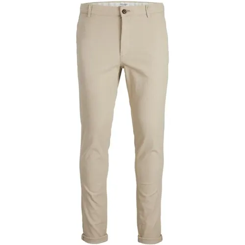 Chinos, male, , Size: 2XL JACKenJONES Originals Jpstmarco Jjfury ANA Noos Dune/SOLID | Freewear - jack & jones - Modalova