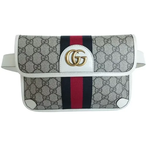 Pre-owned Belt Bags, male, , Size: ONE SIZE Pre-owned Canvas clutches - Gucci Vintage - Modalova