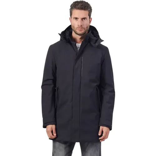 Blaue Steppjacke , Herren, Größe: 2XL - Save The Duck - Modalova