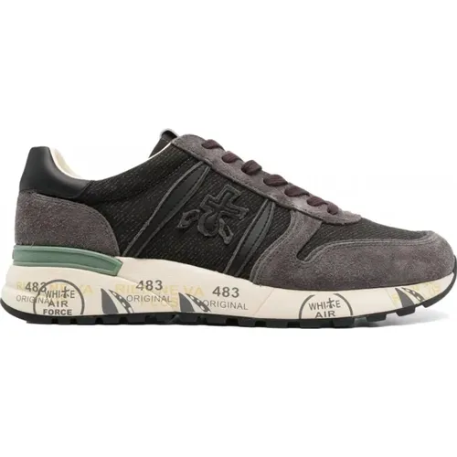 Black and Grey Stylish Sneakers , male, Sizes: 10 UK, 8 UK, 11 UK, 6 UK, 7 UK, 9 UK - Premiata - Modalova