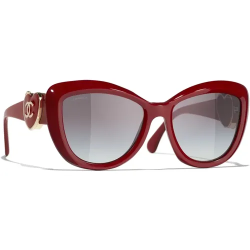 Ch5517 1759S6 Sunglasses,Schwarze Sonnenbrille mit Originalzubehör - Chanel - Modalova