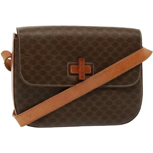 Pre-owned Cross Body Bags, female, , Size: ONE SIZE Pre-owned Leather celine-bags - Celine Vintage - Modalova