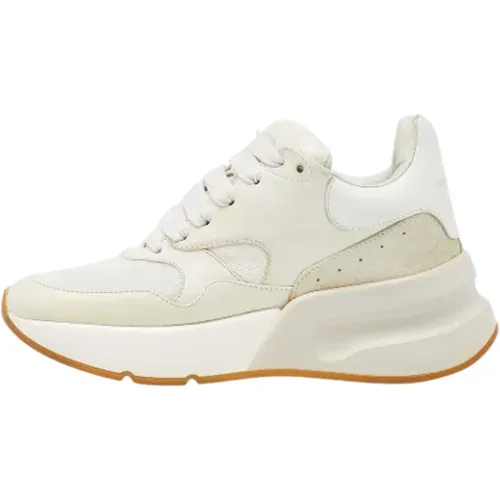 Pre-owned Leather sneakers , female, Sizes: 2 UK - Alexander McQueen Pre-owned - Modalova