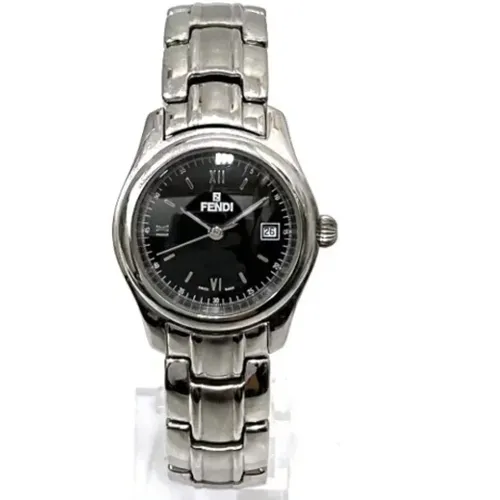 Pre-owned Watches, female, , Size: ONE SIZE Pre-owned Stainless Steel watches - Fendi Vintage - Modalova