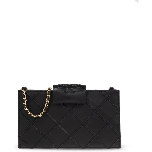 Wallets & Cardholders, female, , Size: ONE SIZE Fleming Mini Chain Wallet - TORY BURCH - Modalova