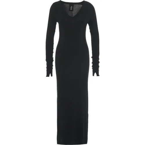 Schwarzes Kleid Aw24 Damenbekleidung , Damen, Größe: M - Thom Krom - Modalova